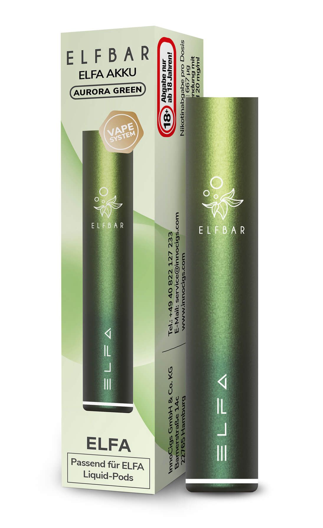 Elfbar ELFA Basisgerät - Aurora Green