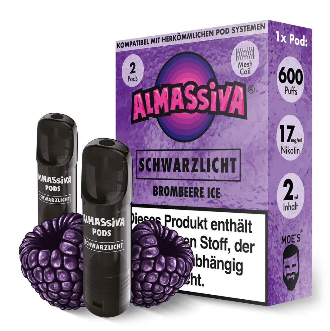 Al Massiva Pods E-Zigarette - Schwarzlicht