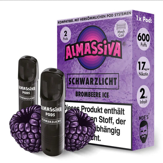 Al Massiva Pods E-Zigarette - Schwarzlicht