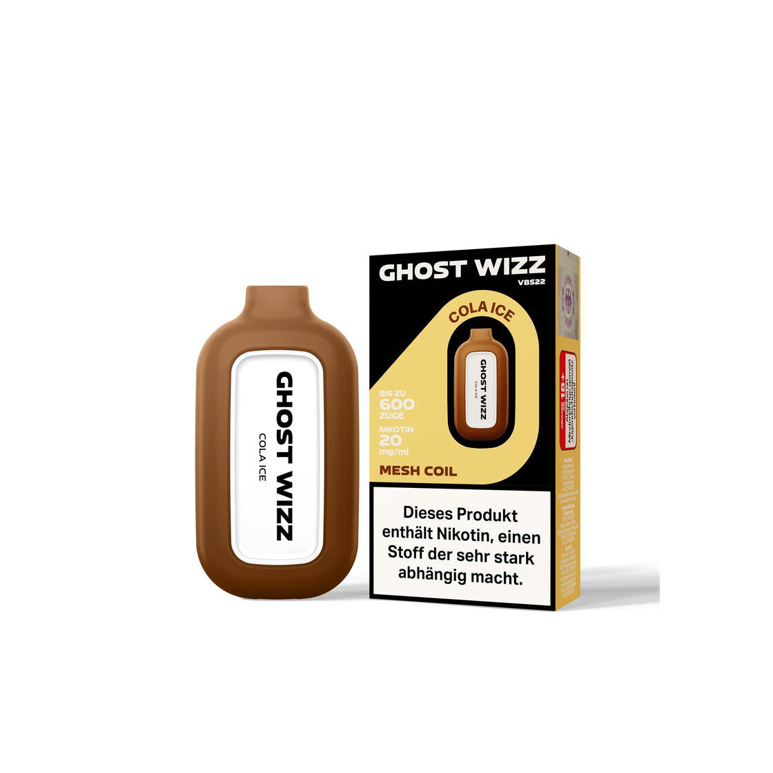 Vapes Bars® Ghost Wizz - Cola Ice 20mg/ml)